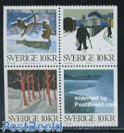 Sweden 2006 Winter 4v [+] (from Booklet), Mint NH, Art - Paintings - Ongebruikt