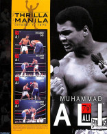 Gambia 2013 Muhammad Ali 4v M/s, Mint NH, Sport - Boxing - Sport (other And Mixed) - Boxeo