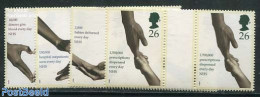 Great Britain 1998 National Health Service 4v, Gutter Pair, Mint NH, Health - Health - Other & Unclassified