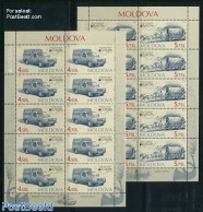 Moldova 2013 Europa, Postal Transport 2 M/ss, Mint NH, History - Nature - Transport - Europa (cept) - Horses - Post - .. - Post