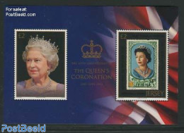 Jersey 2013 Diamond Coronation S/s, Mint NH, History - Kings & Queens (Royalty) - Stamps On Stamps - Royalties, Royals