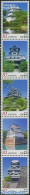 Japan 2014 Castle Series 2, 5v [::::], Mint NH, Art - Castles & Fortifications - Ongebruikt