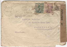 80033 -  MADRID  CENTRAL Avec Censure  Pour La France - Storia Postale