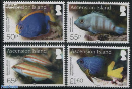 Ascension 2016 Fish 4v, Mint NH, Nature - Fish - Fishes