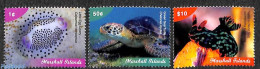 Marshall Islands 2018 Marine Life 3v, Mint NH, Nature - Fish - Turtles - Pesci
