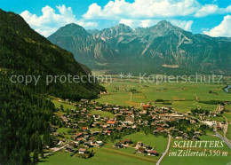 73588400 Schlitters Tirol Fliegeraufnahme Mit Rofangebirge Schlitters Tirol - Sonstige & Ohne Zuordnung