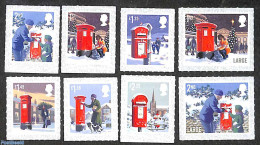 Great Britain 2018 Christmas 8v S-a, Mint NH, Religion - Christmas - Mail Boxes - Nuovi