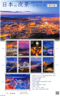 Japan 2018 Night View Series No. 5, 10v M/s, Mint NH, Various - Fairs - Art - Bridges And Tunnels - Ungebraucht