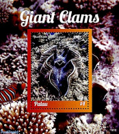 Palau 2018 Giant Clam S/s, Mint NH, Nature - Shells & Crustaceans - Marine Life