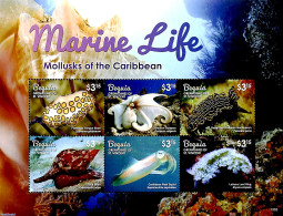 Saint Vincent & The Grenadines 2015 Bequia, Marine Life 6v M/s, Mint NH, Nature - Fish - Fische