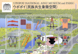 Japan 2020 National AINU Museum And Park 10v M/s, Mint NH, Art - Museums - Ungebraucht