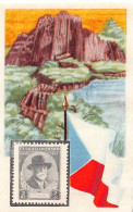 Cacao Et Chocolat - La Poste Internationale - Flag And Stamp Chromo Kwatta -  Czechoslovakia - Sonstige & Ohne Zuordnung
