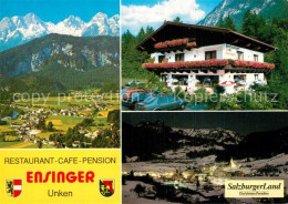 73588232 Unken Restaurant Cafe Pension Ensinger Landschaftspanorama Alpen Unken - Autres & Non Classés