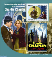 Niger 2022 45th Memorial Anniversary Of Charlie Chaplin, Mint NH, Performance Art - Movie Stars - Attori