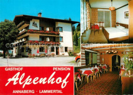 73588207 Annaberg-Lungoetz Gasthof Pension Alpenhof Gastraum Fremdenzimmer Annab - Autres & Non Classés