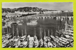 06 CANNESN°66 Un Coin Du Port La Croisette Bateaux Voiliers Yachts VOIR DOS En 1965 - Cannes