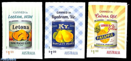 Australia 2024 Fruit Labels 3v S-a, Mint NH, Nature - Fruit - Unused Stamps
