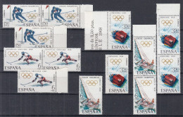 ⁕ SPAIN / ESPANA 1968 ⁕ Olympic Games Mi.1735-1737 & Mi.1780 ⁕ 13v MNH - Neufs