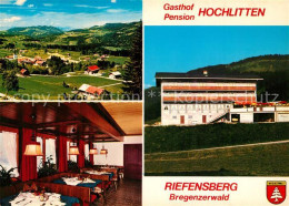 73588170 Riefensberg Gasthof Pension Hochlitten Landschaftspanorama Bregenzerwal - Altri & Non Classificati