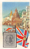 Cacao Et Chocolat - La Poste Internationale - Flag And Stamp Chromo Kwatta - British India - Sonstige & Ohne Zuordnung