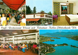 73587758 Poertschach Woerthersee Cafe Restaurant Wieser Mit Kaerntner Keller Fli - Otros & Sin Clasificación