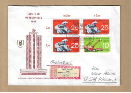 Los Vom 04.05 Einschreiben-Briefumschlag Aus Berlin 1974 - Lettres & Documents