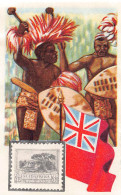 Cacao Et Chocolat - La Poste Internationale - Flag And Stamp Chromo Kwatta - South-Africa Transvaal - Altri & Non Classificati