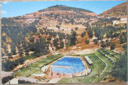 ISRAEL SAFAD SAFED ARTISTS TOWN SWIMMING POOL CNAAN MOUNT CP PC POSTCARD CARTOLINA ANSICHTSKARTE CARTE POSTALE CARD PC - Israel