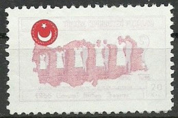 Turkey; 1955 The Census 20 K. ERROR "Pale Print" - Neufs