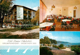73587414 Krumpendorf Woerthersee Hotel Pension Schuberthof Gaststube Strand Krum - Otros & Sin Clasificación