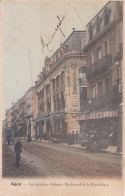  C10-47) AGEN - LES GRANDES GALERIES - BOULEVARD DE LA REPUBLIQUE - ANIMATION  - ETALS - EN 1905 - (2 SCANS - - Agen