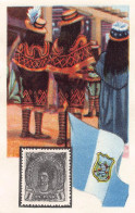 Cacao Et Chocolat - La Poste Internationale - Flag And Stamp Chromo Kwatta - Guatemala - Altri & Non Classificati