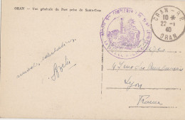 ALGERIE CP 1940 ORAN HOPITAL MILITAIRE COMPLEMENTAIRE ST CHARLES ORAN - Guerra Del 1914-18