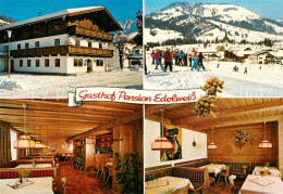 73587335 Hochfilzen Gasthof Pension Edelweiss Gastraeume Panorama Hochfilzen - Otros & Sin Clasificación