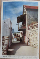 SAFAD ARTISTS VILLAGE KABALA CENTER STREET VIEW OLD CAR POSTCARD PC CARTE POSTALE ANSICHTSKARTE CARTOLINA POSTKARTE CARD - Israel