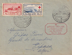 LETTRE   ALGERIE 1952 - Rotes Kreuz