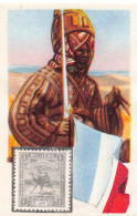 Cacao Et Chocolat - La Poste Internationale - Flag And Stamp Chromo Kwatta - Sudan - Altri & Non Classificati