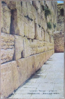 ISRAEL JERUSALEM WESTERN WALL WAILING WALL CARTE POSTALE POSTCARD KARTE CARD CARTOLINA POSTKARTE ANSICHTSKARTE - Israele