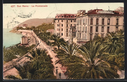 Cartolina San Remo, La Promenade  - San Remo