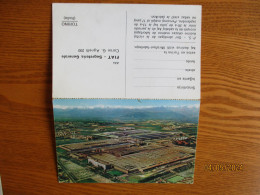 ITALY TORINO FIAT MIRAFIORI , ESPERANTO POSTCARD , 20-3 - Sonstige & Ohne Zuordnung