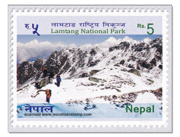 Nepal 2015 Nature Reserves Mountain Mountains Berge Lamtang National Park MNH ** - Nepal