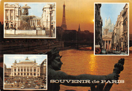 75 PARIS PLACE DE LA CONCORDE - Mehransichten, Panoramakarten