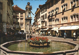 11891215 Schaffhausen SH Mohrenbrunnen Mit Vorstadtpartie Schaffhausen - Altri & Non Classificati