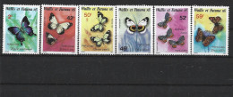 1987 WALLIS ET FUTUNA 353-58** Papillons - Nuevos