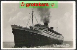 Netherlands Passengersship Ss NIEUW AMSTERDAM ± 1938 - Piroscafi