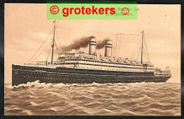 Netherlands Passengersship Ss ROTTERDAM (build 1908) 1911 - Paquebote