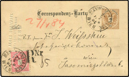 Österreich, 1884, P 43, 46, Brief - Sonstige & Ohne Zuordnung
