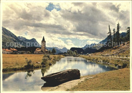 11889415 Sils Baselgia Partie Am Inn Mit Kirche Sils/Segl Baselgia - Other & Unclassified