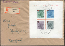 Französische Zone Rheinland Pfalz, 1949, Bl. 1 II, Brief - Other & Unclassified