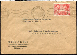 Berlin Vorläufer, 1949, SBZ 229 EF, Brief - Andere & Zonder Classificatie